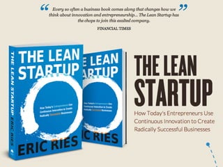 Lean	Startup	
 