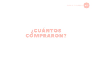 GFGLORIA FIGUEROA
¿CUÁNTOS
COMPRARON?
 