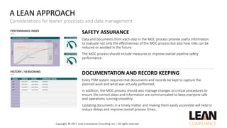 PHMSA - API RP 1173 - Management of Change - Overview | PDF