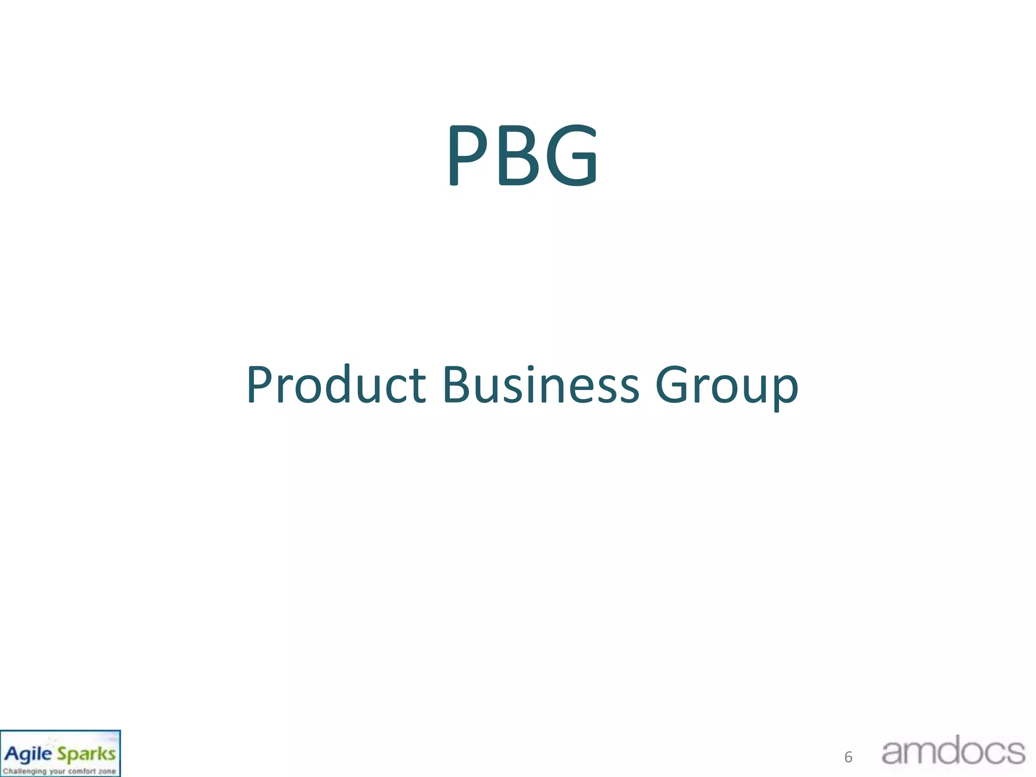 PBGProduct Business Group6