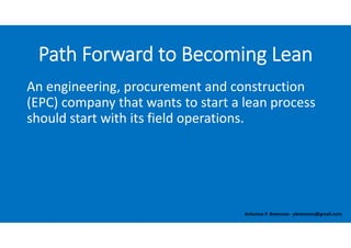 Lean Construction | PDF
