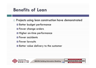 Lean construction & BIM | PDF
