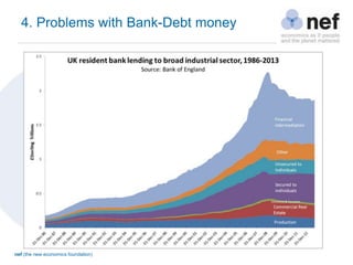 nef (the new economics foundation)
4. Problems with Bank-Debt money
 