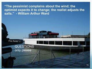 Value Stream Mapping Flow of activities that starts with a customer in need and ends when the need is satisfied Problem   ------ Value Stream -----   Solution Source: Michael Nygard  http://www.michaelnygard.com/blog/2008/02/   Great read on value stream of Waterfall vs. Agile 