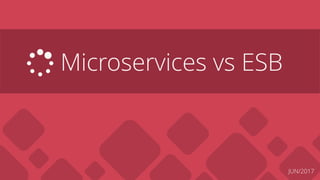 Microservices vs ESB
Microservices vs ESB!
JUN/2017
 