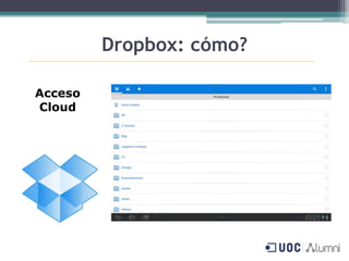 Dropbox: cómo?

Acceso
Cloud
 