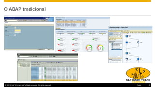 © 2016 SAP SE or an SAP affiliate company. All rights reserved. 6Public
O ABAP tradicional
 