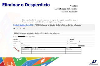 Eliminar o Desperdício
 