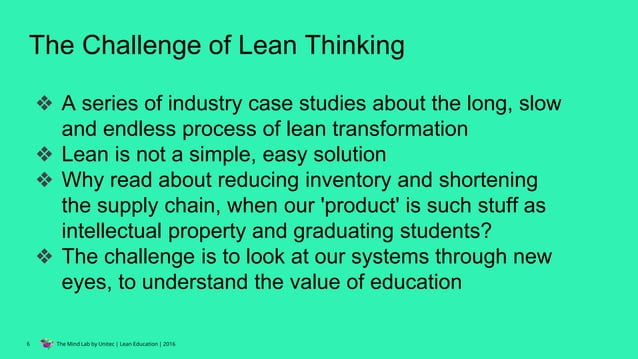 Lean Education | PPT