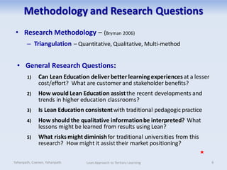 Lean education presentation | PDF