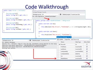 Code Walkthrough
 