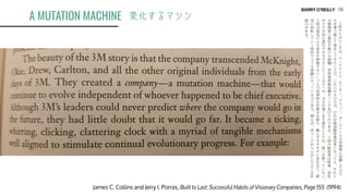 BARRY O’REILLY
A MUTATION MACHINE
58
James C. Collins and Jerry I. Porras, Built to Last: Successful Habits of Visionary C...