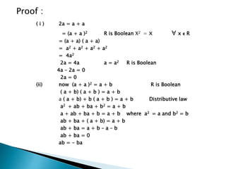 Leaner algebra presentation (ring) | PPT