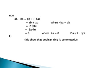 Leaner algebra presentation (ring) | PPT