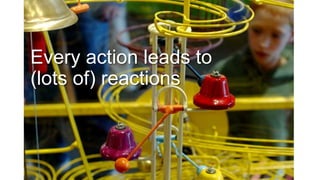 Every action leads to
(lots of) reactions
 