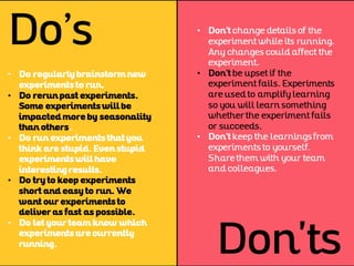 Lean Product Experiments | PPTX