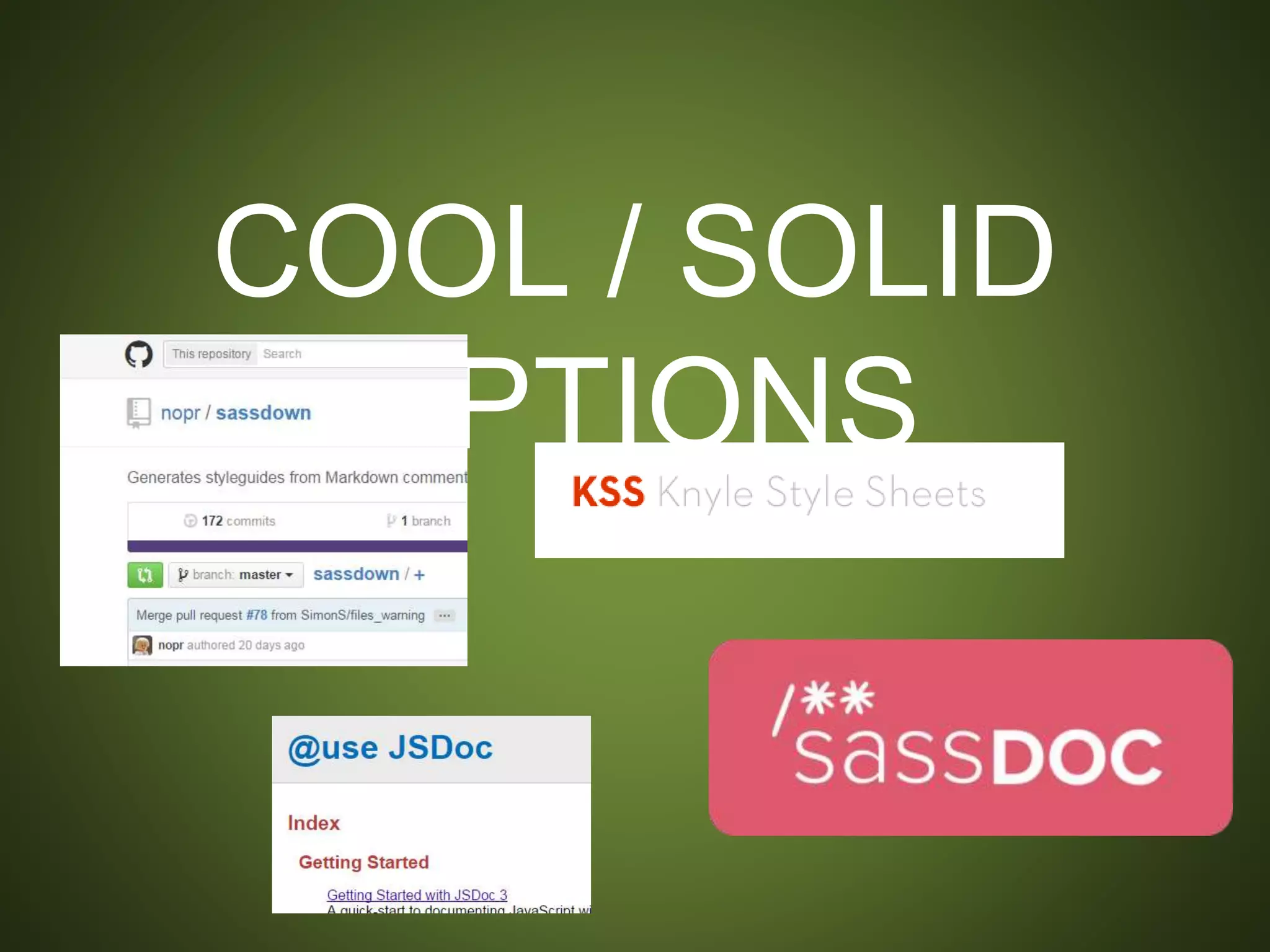 COOL / SOLID OPTIONS
 