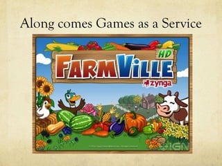 Along comes Games as a Service
 