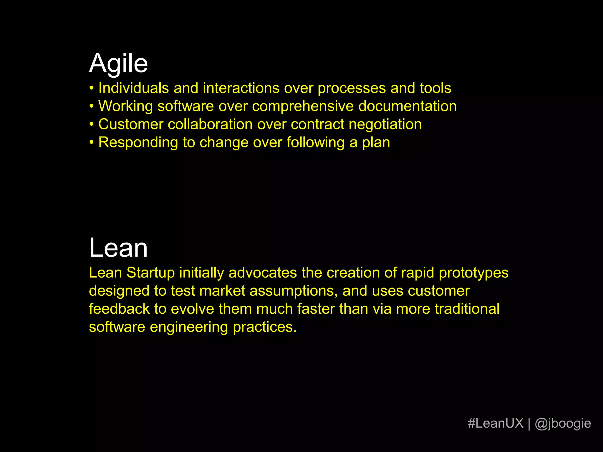 Agile Individuals and interactions over processes and tools
