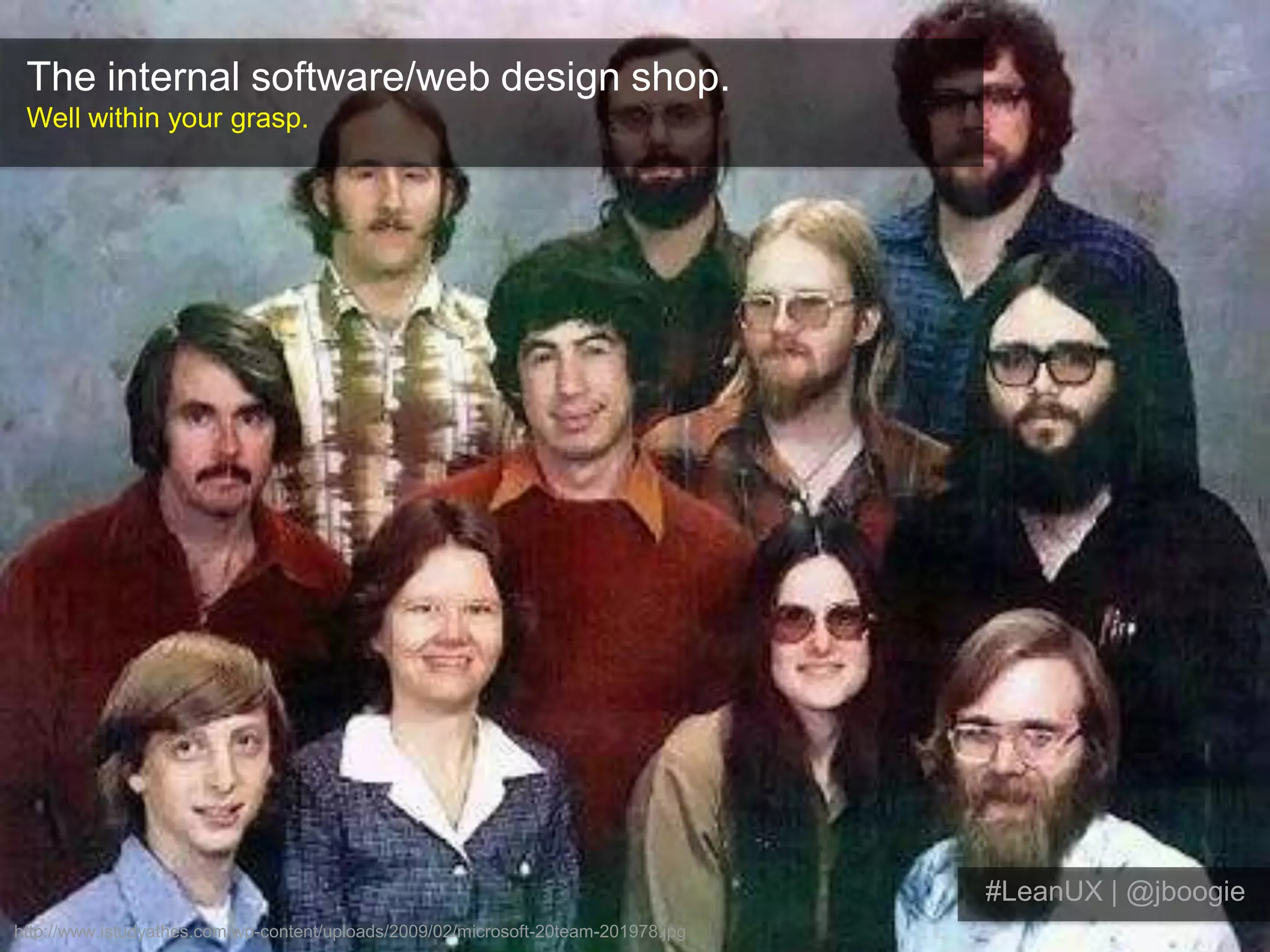 Fill in the gapsWhat did you not think about?#LeanUX | @jboogie