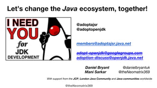 @theNeomatrix369
Devoxx UK -
TBA 2016
Socrates UK -
TBA 2016
Conferences
 