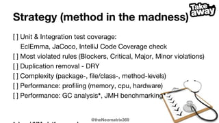 @theNeomatrix369
Predecessor to this presentation...
http://bit.ly/1lk8NDW
to improve code quality !
SonarQubetm
 