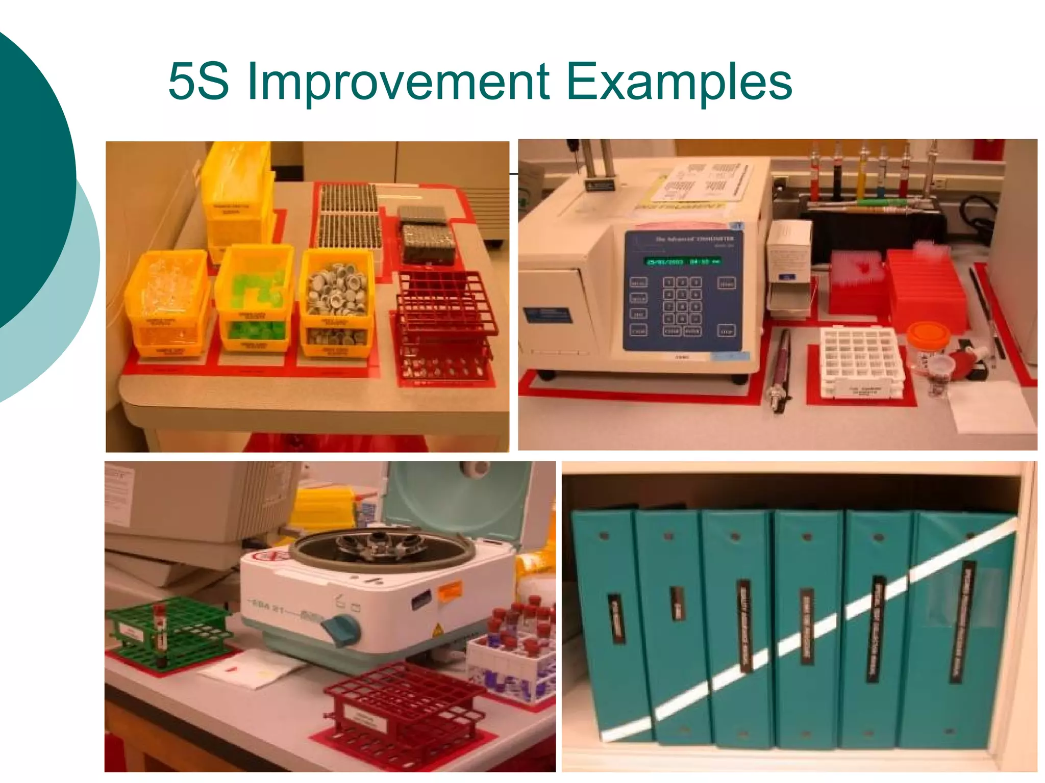 5S Improvement Examples
 