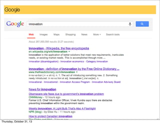 Google
¤ GOOGLE
¤

42

Thursday, October 31, 13

 