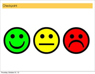 Checkpoint

69

Thursday, October 31, 13

 