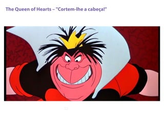 The Queen of Hearts – "Cortem-lhe a cabeça!"
22
 