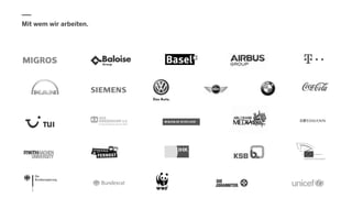 Mit wem wir arbeiten.
 