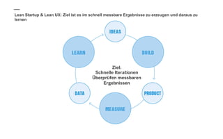 Lean Innovation Workshop - Lean UX Prototyping at StartupCon 2015