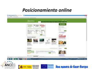 Posicionamiento online 
 
