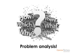 Problem analysis!
 