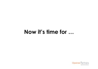 Now it’s time for …
 