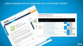 ¿Qué  competencias  se  adquieren  con  la  formación  oficial?
 