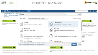 QUEM SOMOS CONFLUENCE – LEAN CANVAS2017GPP|
 