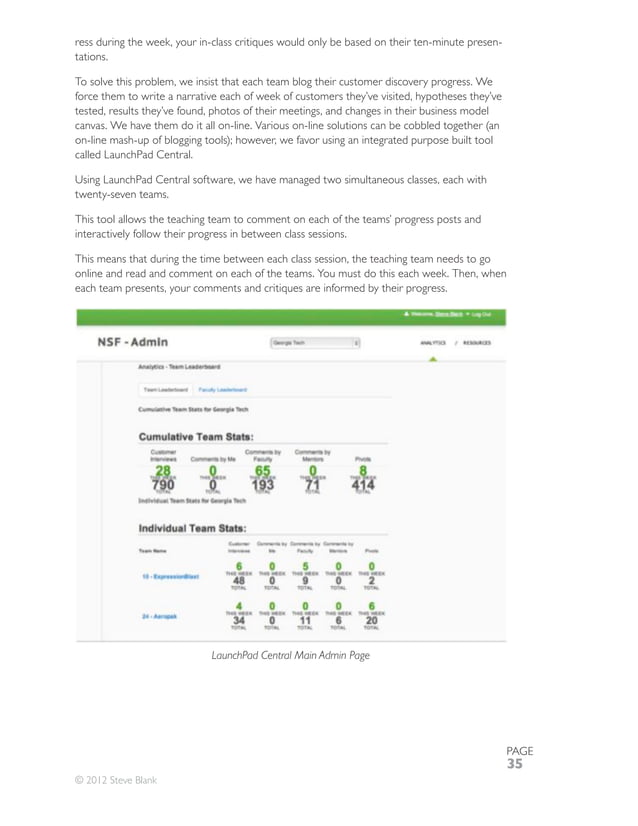 Lean launchpad educators teaching handbook