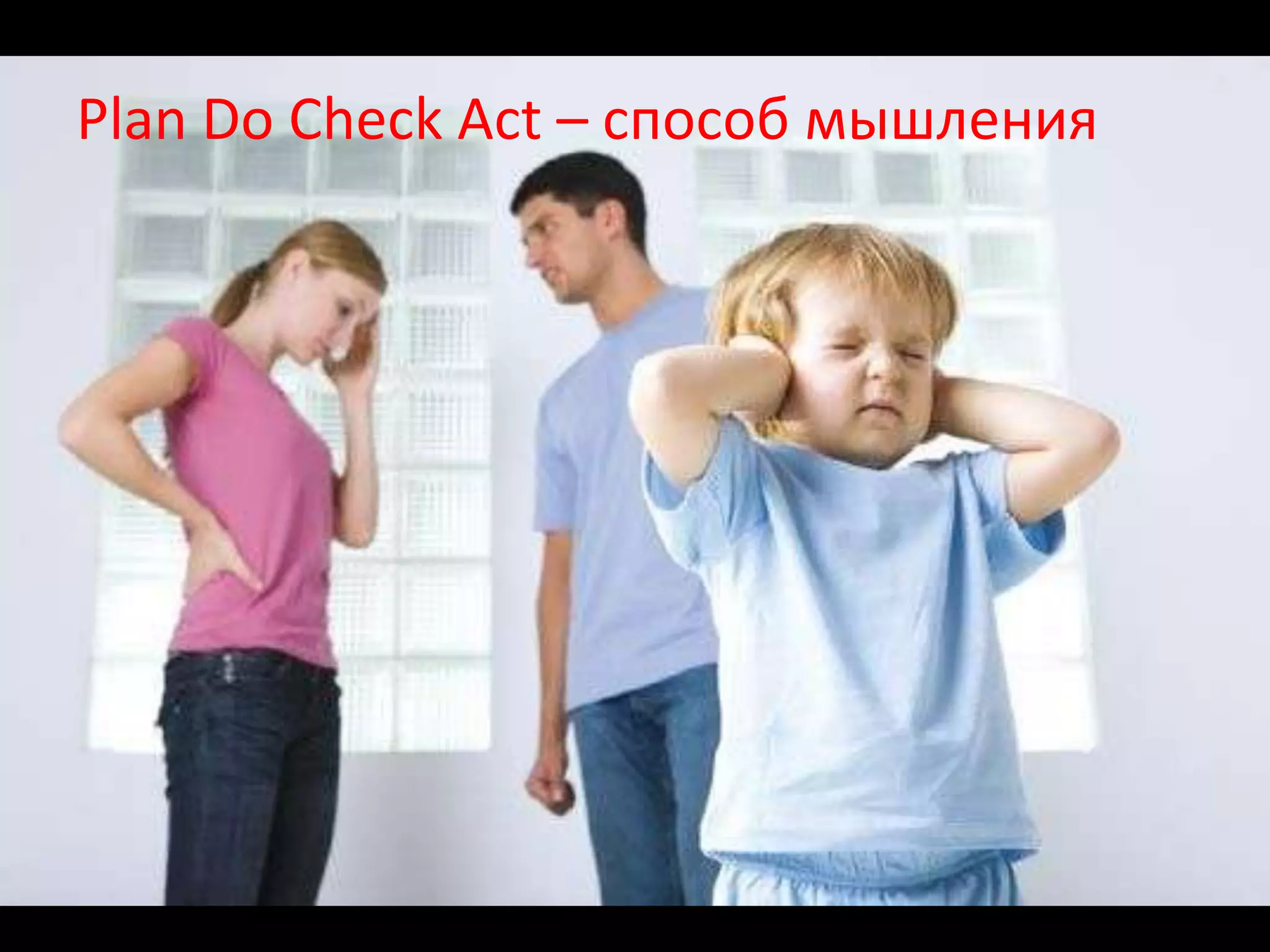 Plan Do Check Act – способ мышления
 