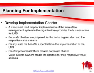 Creating Charters In Manufacturing Lean Leadership | PDF