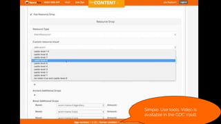 Simple. Use tools. Video is
available in the GDC Vault.
 