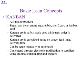 Lean logistics Slide 38