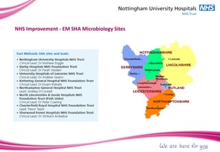 NHS Improvement - EM SHA Microbiology Sites
 
