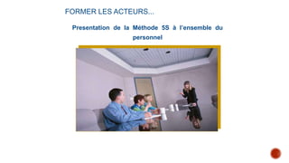 Presentation de la Méthode 5S à l’ensemble du
personnel
FORMER LES ACTEURS...
 