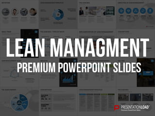 Lean management
PREMIUM POWERPOINT SLIDES
 
