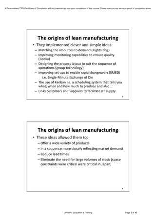Lean Manufacturing - How Do Lean Manufacturing Strategies Affect Profitability?