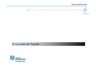 5. La casa de Toyota.
www.prodintec.com
 