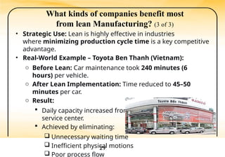 Lean F1 Example Comprehensive Introduction to Lean Manufacturing Principles and ...
