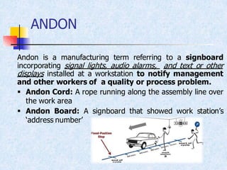 Lean manufacturing and its tool | PDF
