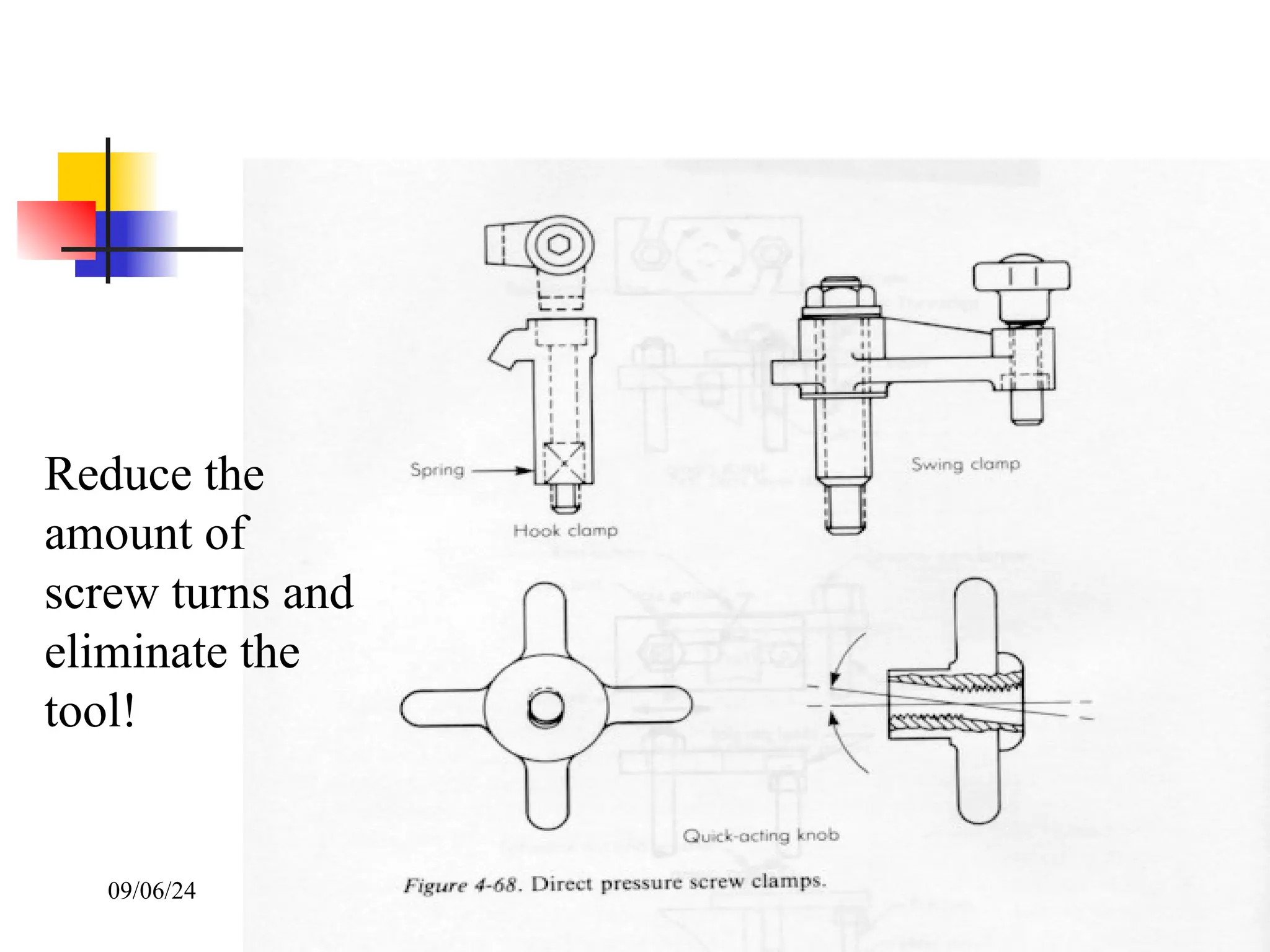09/06/24 27
Reduce the
amount of
screw turns and
eliminate the
tool!
 